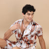 Splash Ivory Printed Co-Ords Regular Size Co-Ords Bushirt