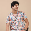 Circle Splash Ivory Co-Ords Regular Size Co-Ords Bushirt
