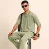 Sage Green Oversize Co-Ords Oversize Co-ords Bushirt