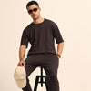 Coffee Brown Oversize Co-Ords Oversize Co-ords Bushirt