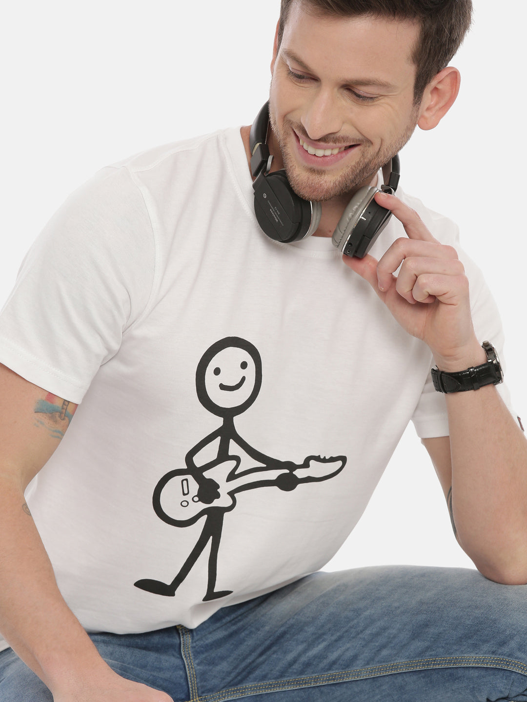 Guitar Boy T-Shirt Graphic T-Shirts Bushirt