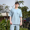 Dodger Blue Oversize Co-Ords Oversize Co-ords Bushirt