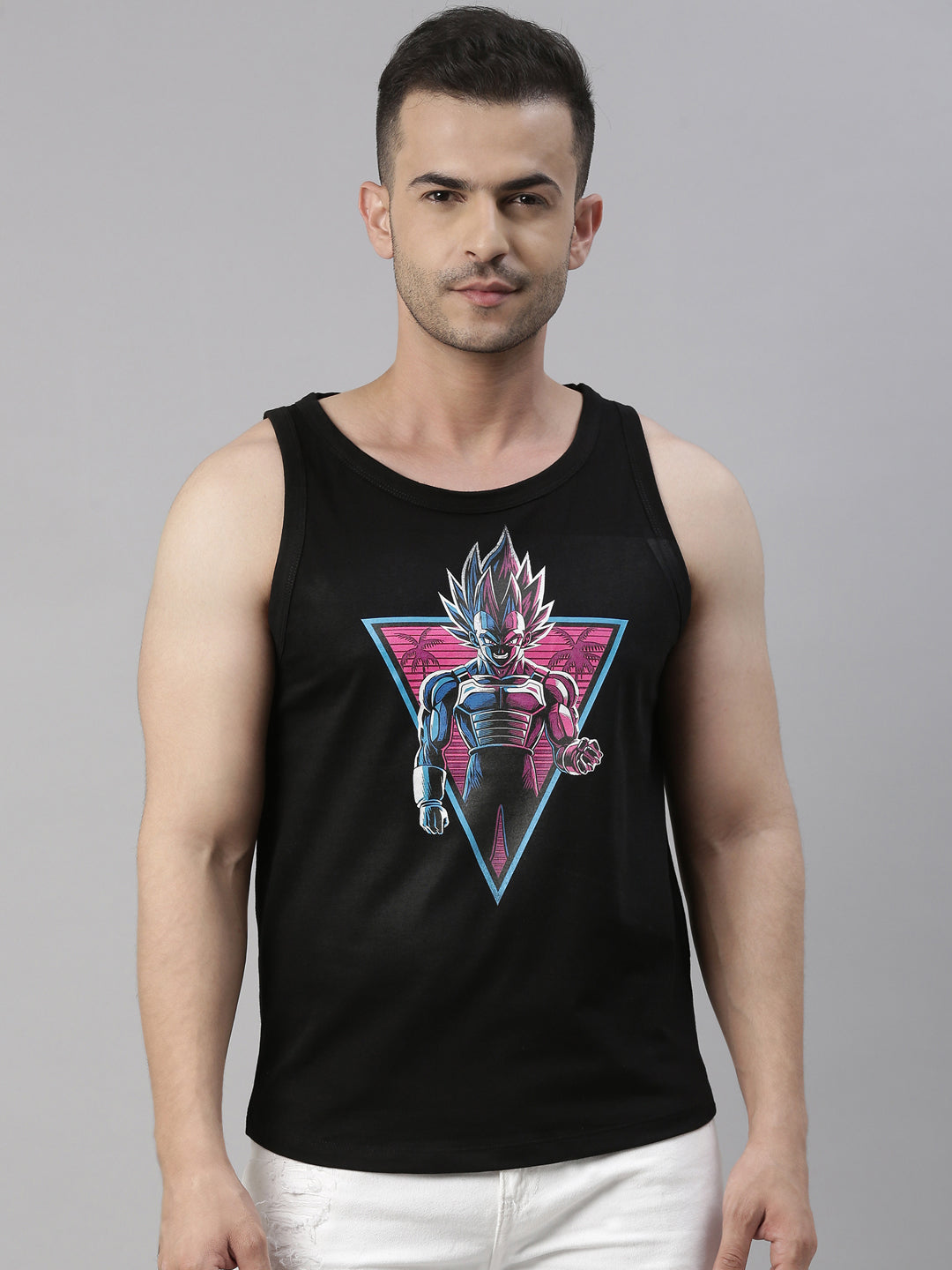 Angry Goku - Dragon Ball Z Anime Vest Vest Bushirt