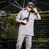 Light Grey Utility Oversize Co-Ords