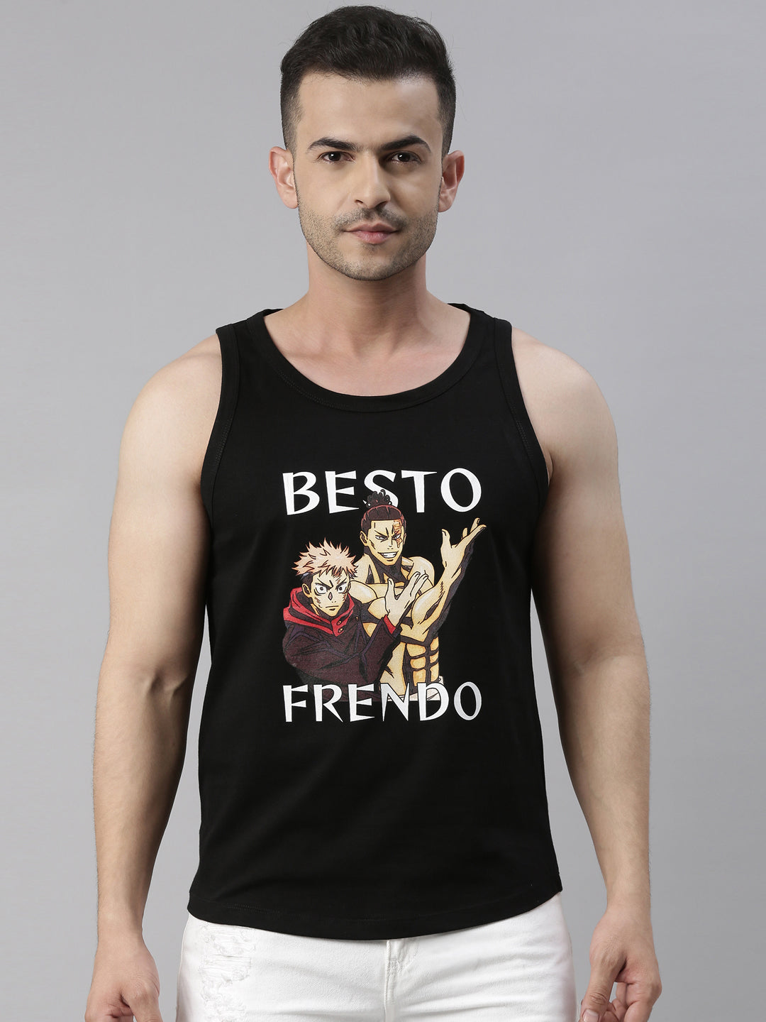 Besto Frendo - Jujutsu Kaisen Anime Vest Vest Bushirt