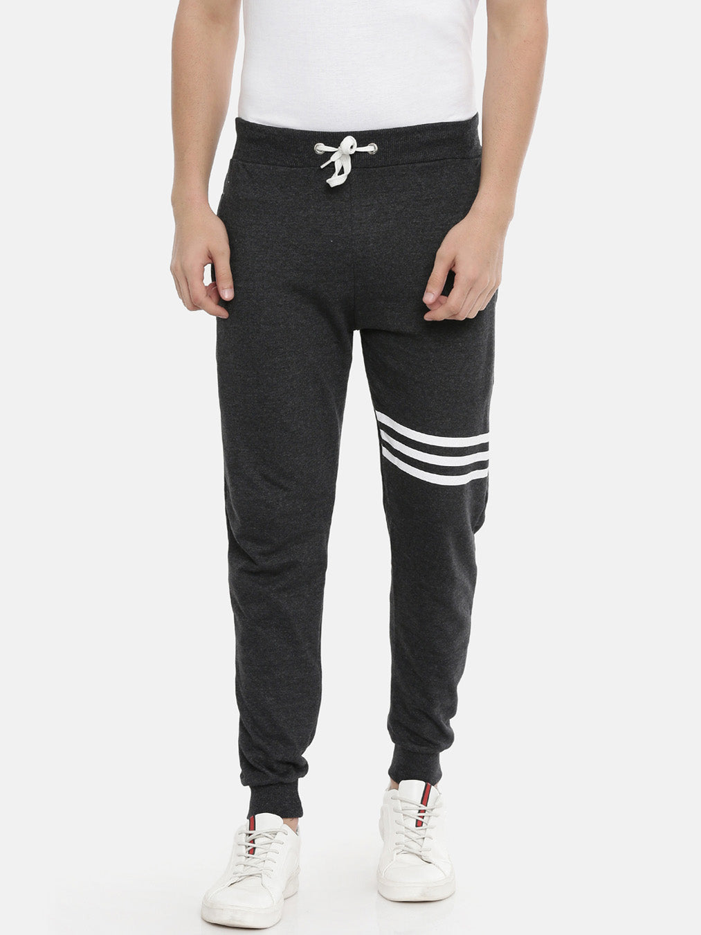 Charcoal Grey Men Joggers Men's Joggers Bushirt   