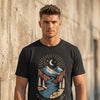 Free and Limitless Black Classic Fit T-Shirt Graphic T-Shirts Bushirt