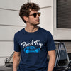 Road Trip Navy Blue Classic Fit T-Shirt Graphic T-Shirts Bushirt