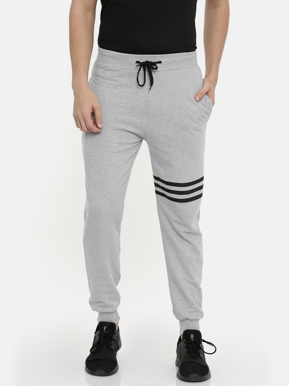 Light Grey Men Joggers Men's Joggers Bushirt   