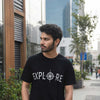 Explore Black Classic Fit T-Shirt Graphic T-Shirts Bushirt