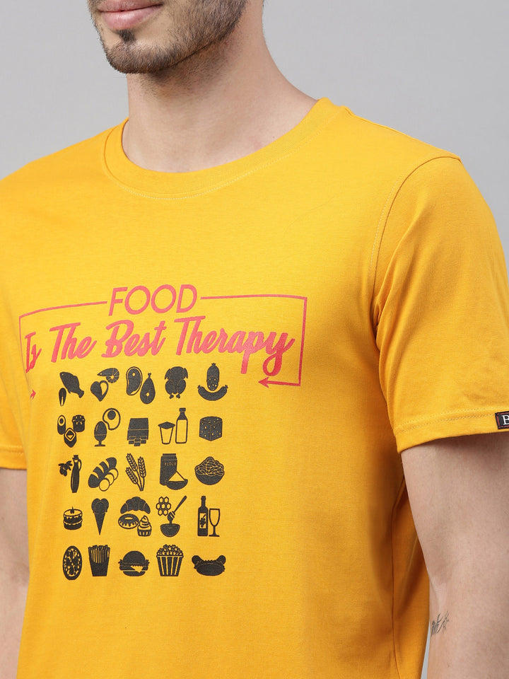 Food is the best therapy T-Shirt Graphic T-Shirts Bushirt   