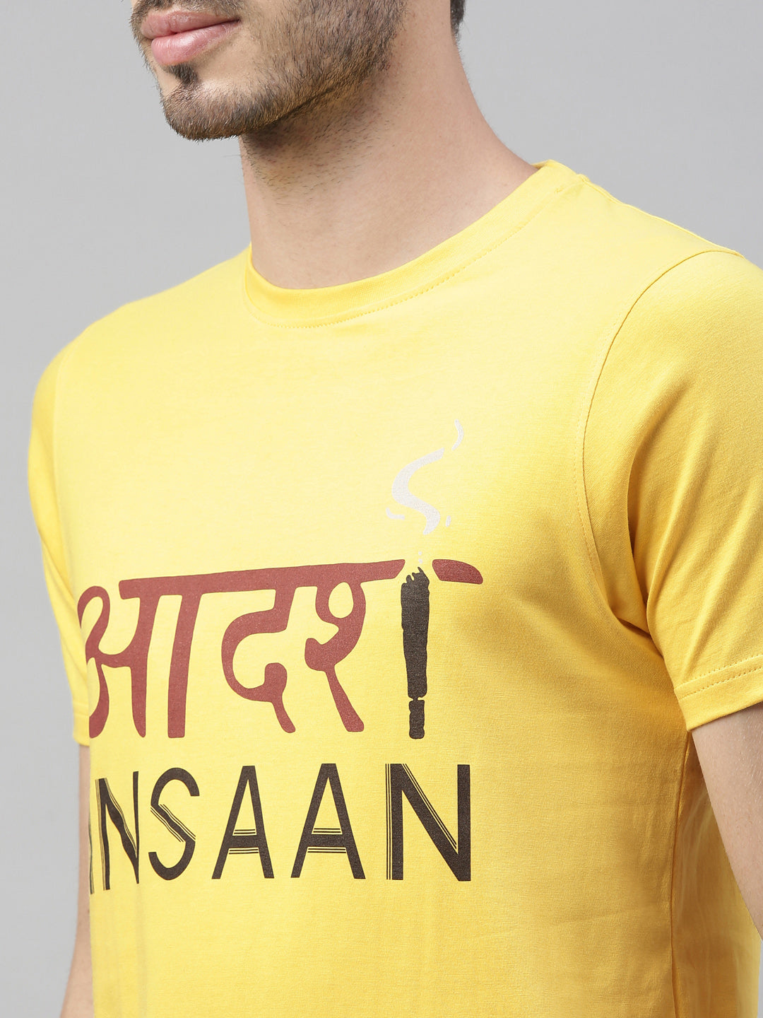 Aadharsh Insaan T-Shirt Graphic T-Shirts Bushirt   