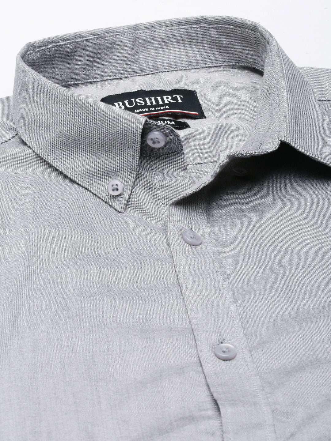 Warm Grey Button Down Solid Shirt Solid Shirt Bushirt