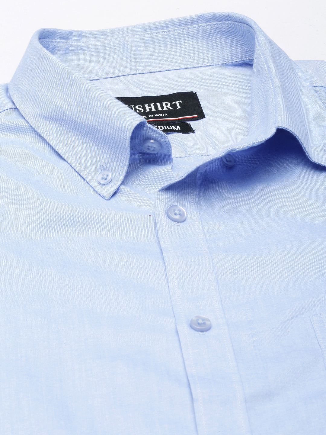 Stone Blue Button Down Solid Shirt Solid Shirt Bushirt   