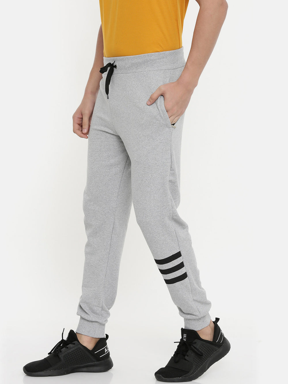 Light Grey Men Joggers Men's Joggers Bushirt   