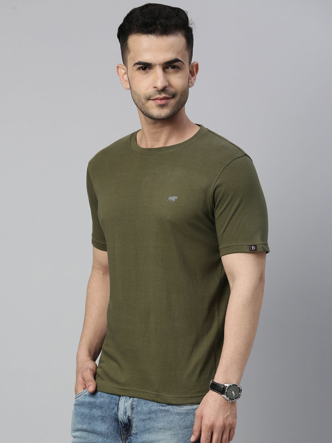 Solid T-Shirts - Pick Any 3 Plain T-Shirts Bushirt