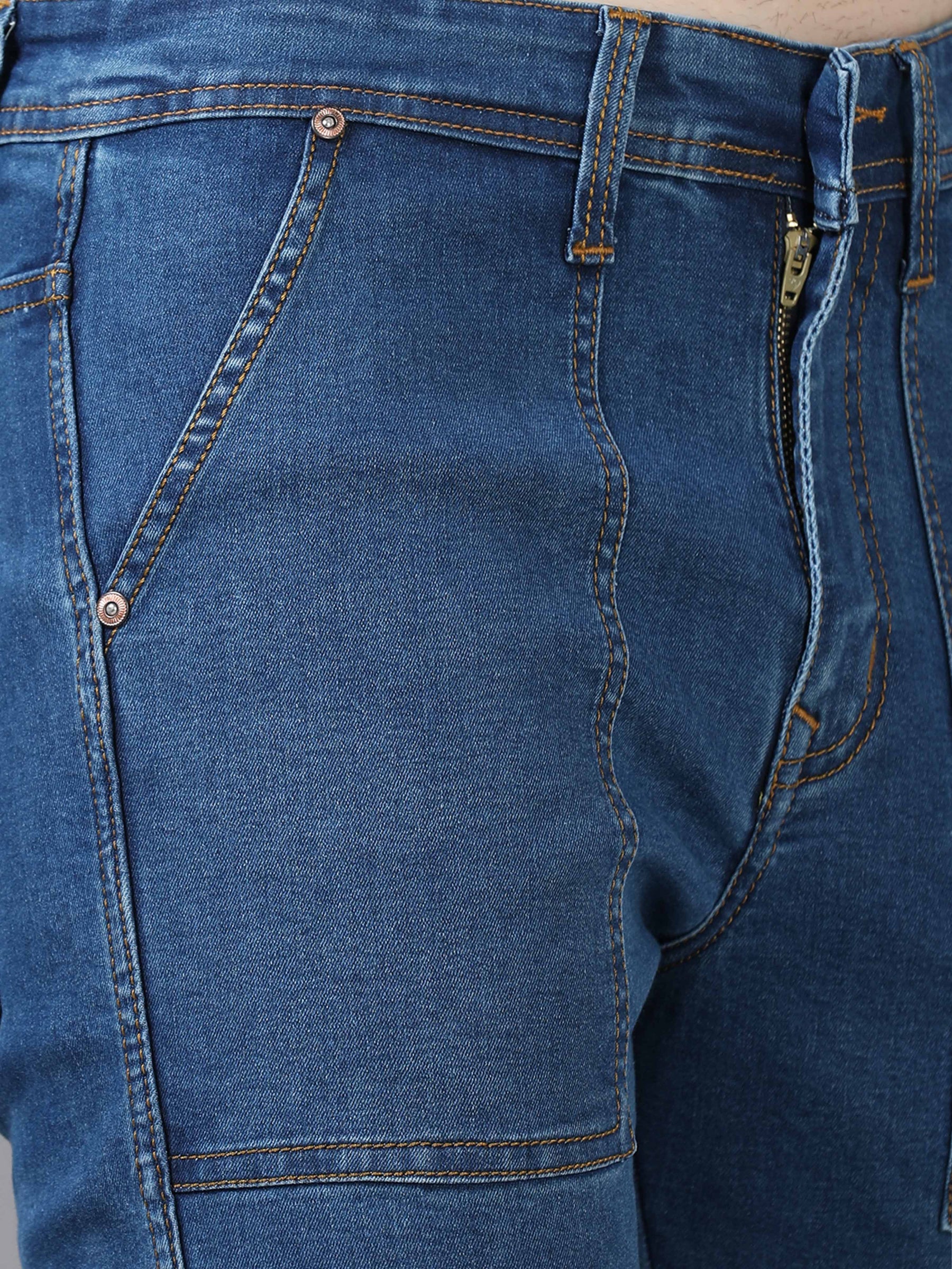 Authentic Stone Blue Cargo Jeans Cargo Jeans Bushirt