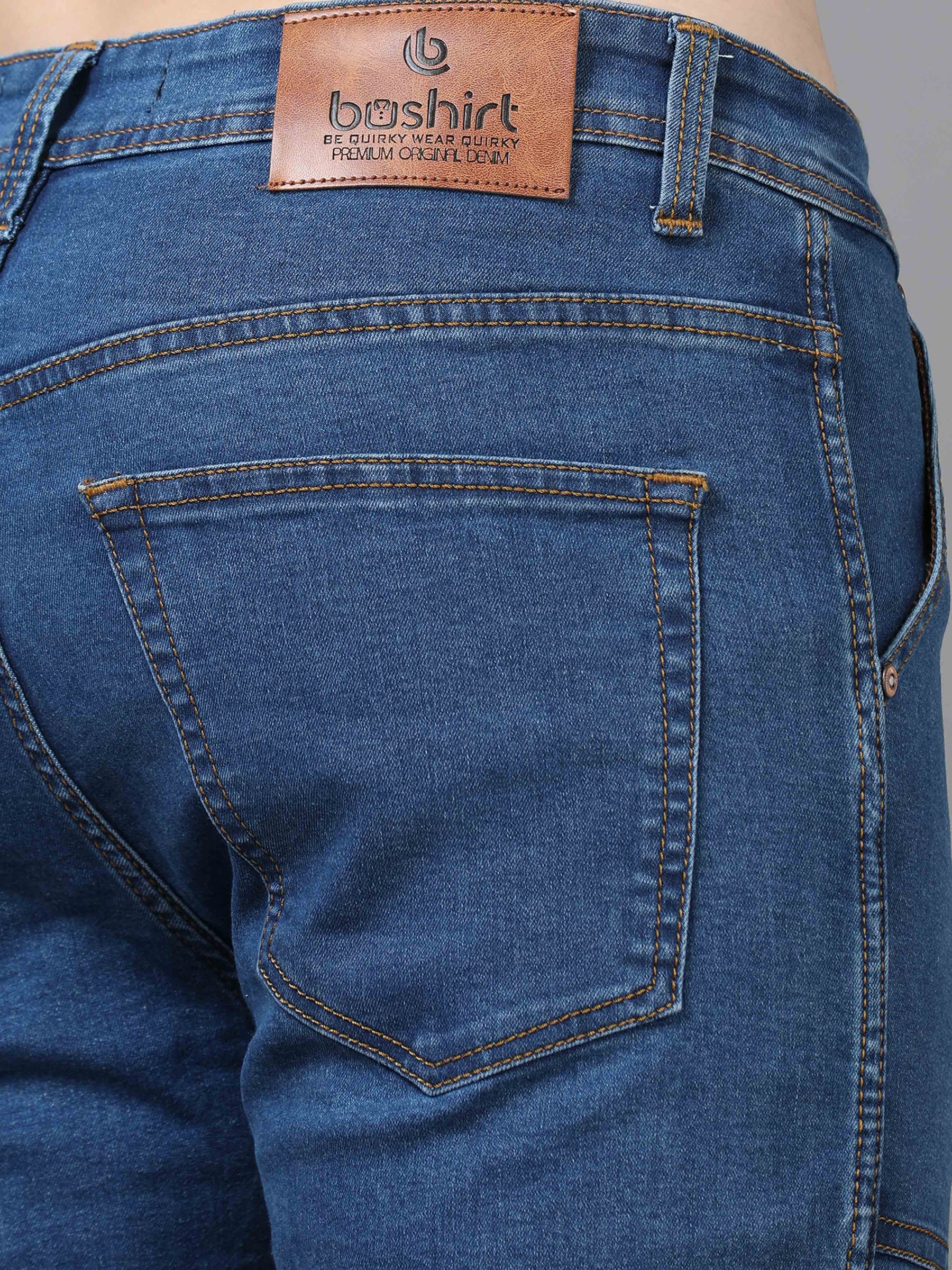Authentic Stone Blue Cargo Jeans Cargo Jeans Bushirt