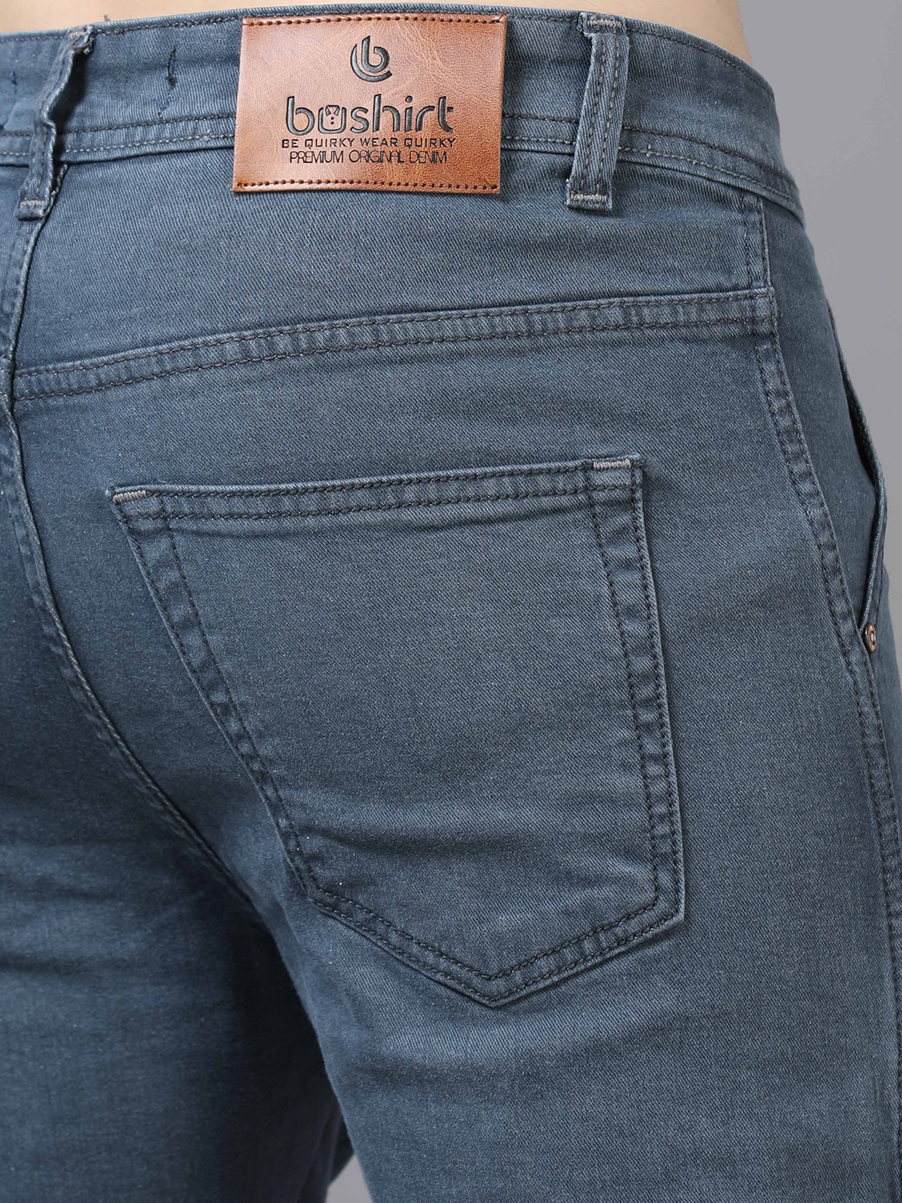Authentic Pebble Grey Cargo Jeans Cargo Jeans Bushirt