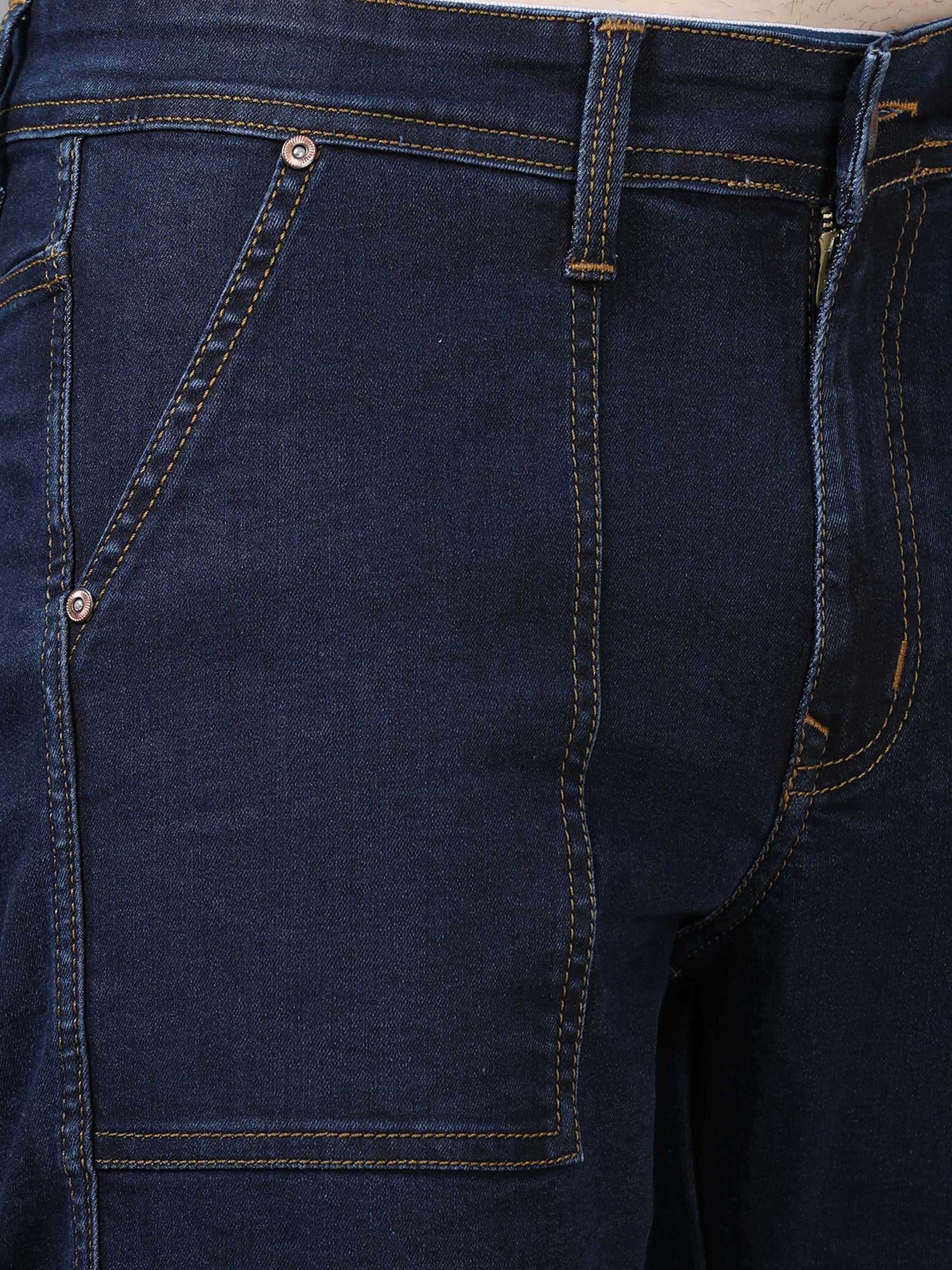Authentic Mid Blue Cargo Jeans Cargo Jeans Bushirt