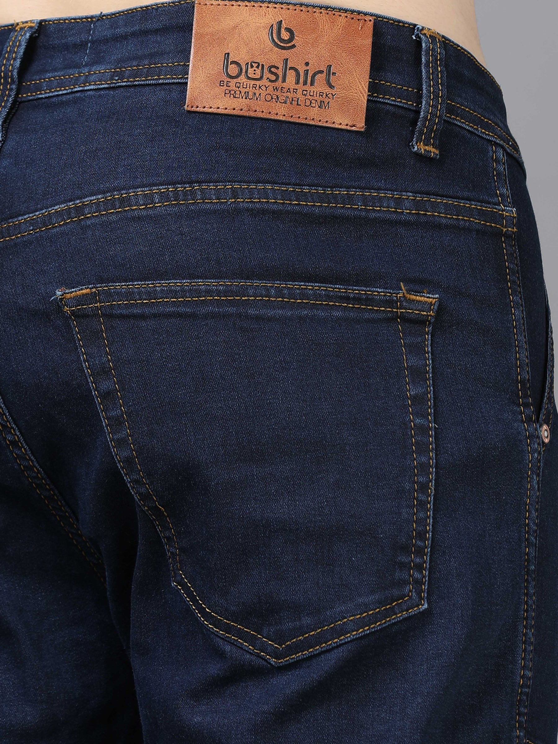 Authentic Mid Blue Cargo Jeans Cargo Jeans Bushirt