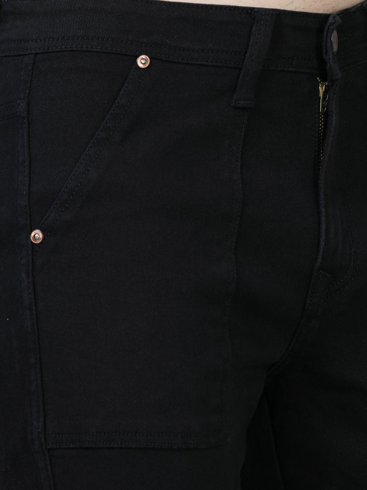 Authentic Jet Black Cargo Jeans Cargo Jeans Bushirt