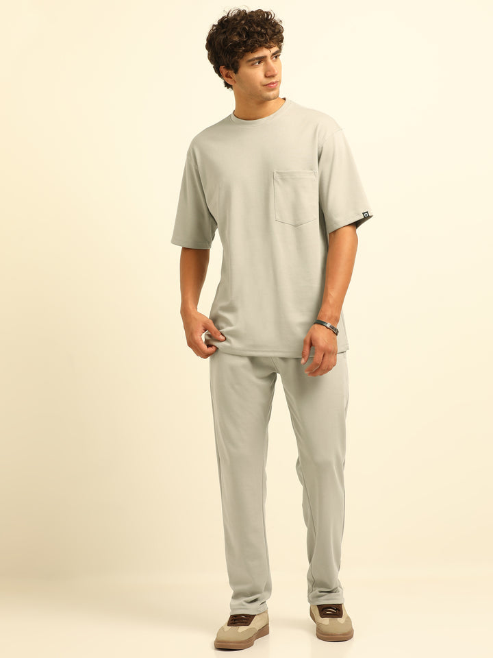 Pastel Grey Oversize Co-Ords