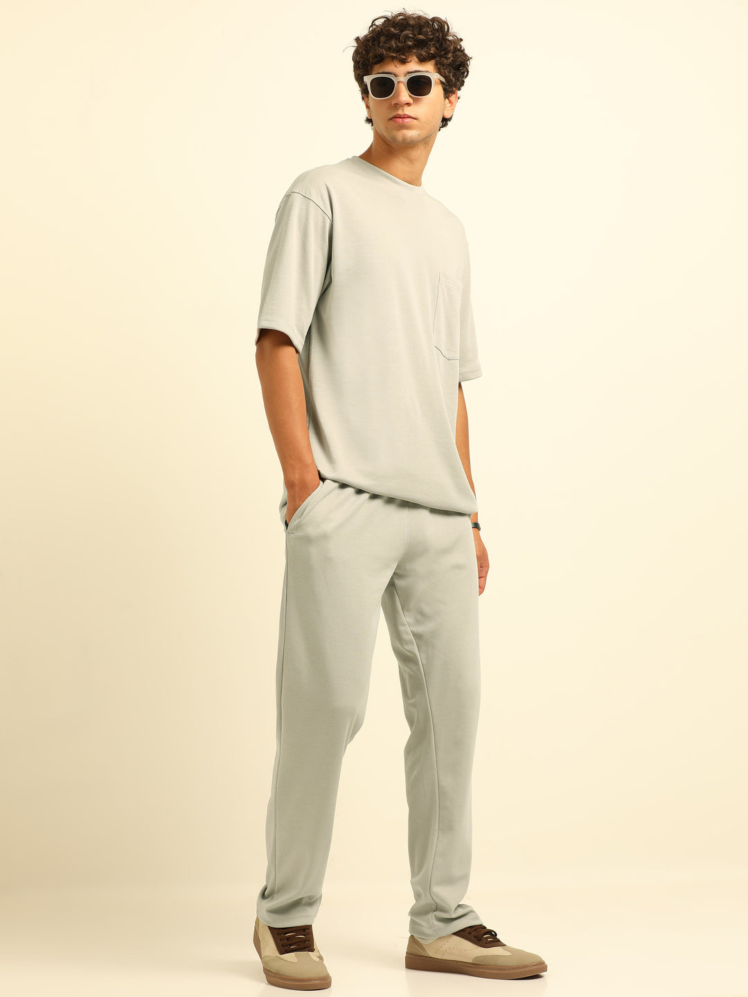 Pastel Grey Oversize Co-Ords