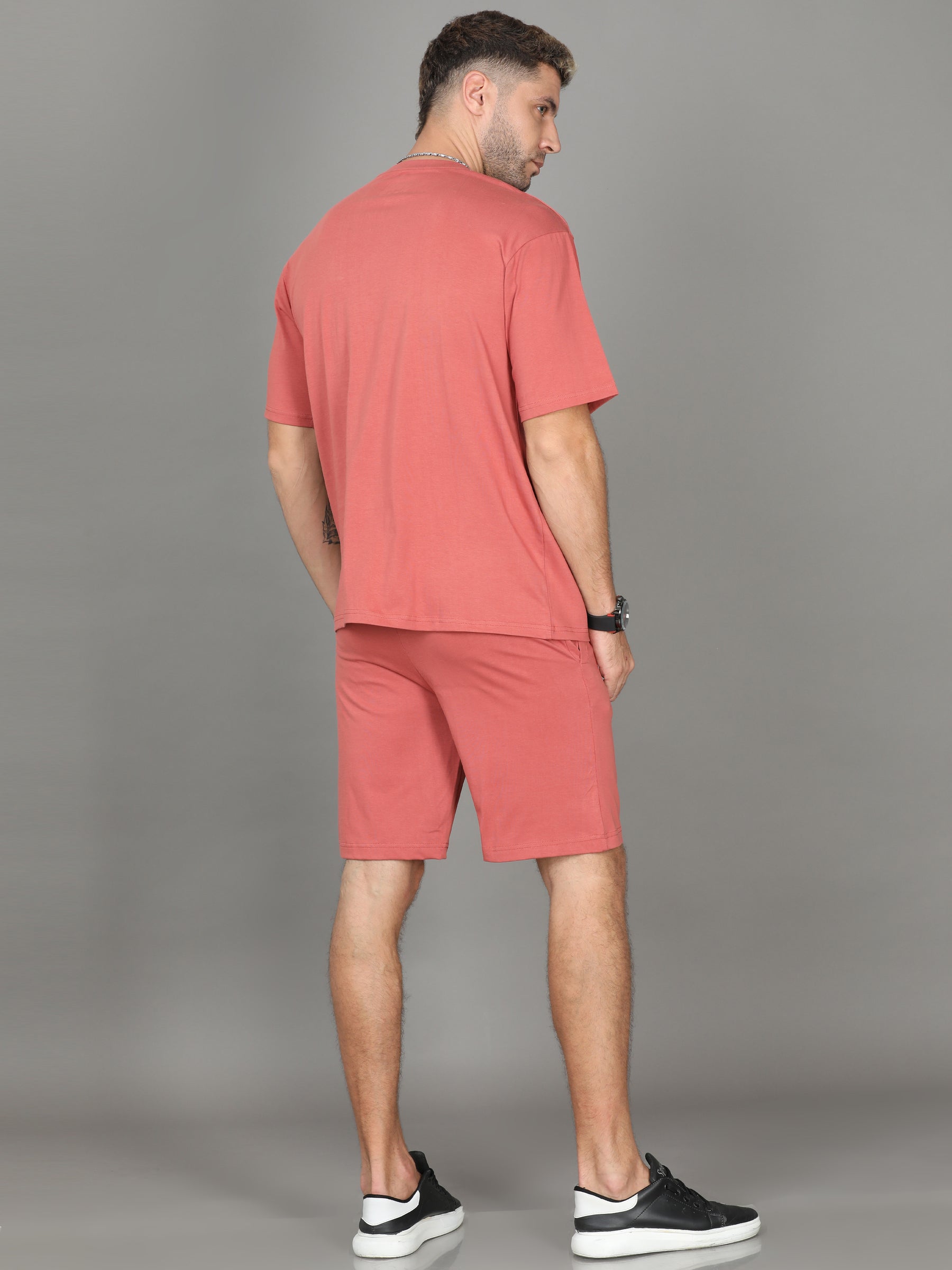 Limited Edition Scarlet Maroon Oversize Co-ords Oversize Co-ords Bushirt