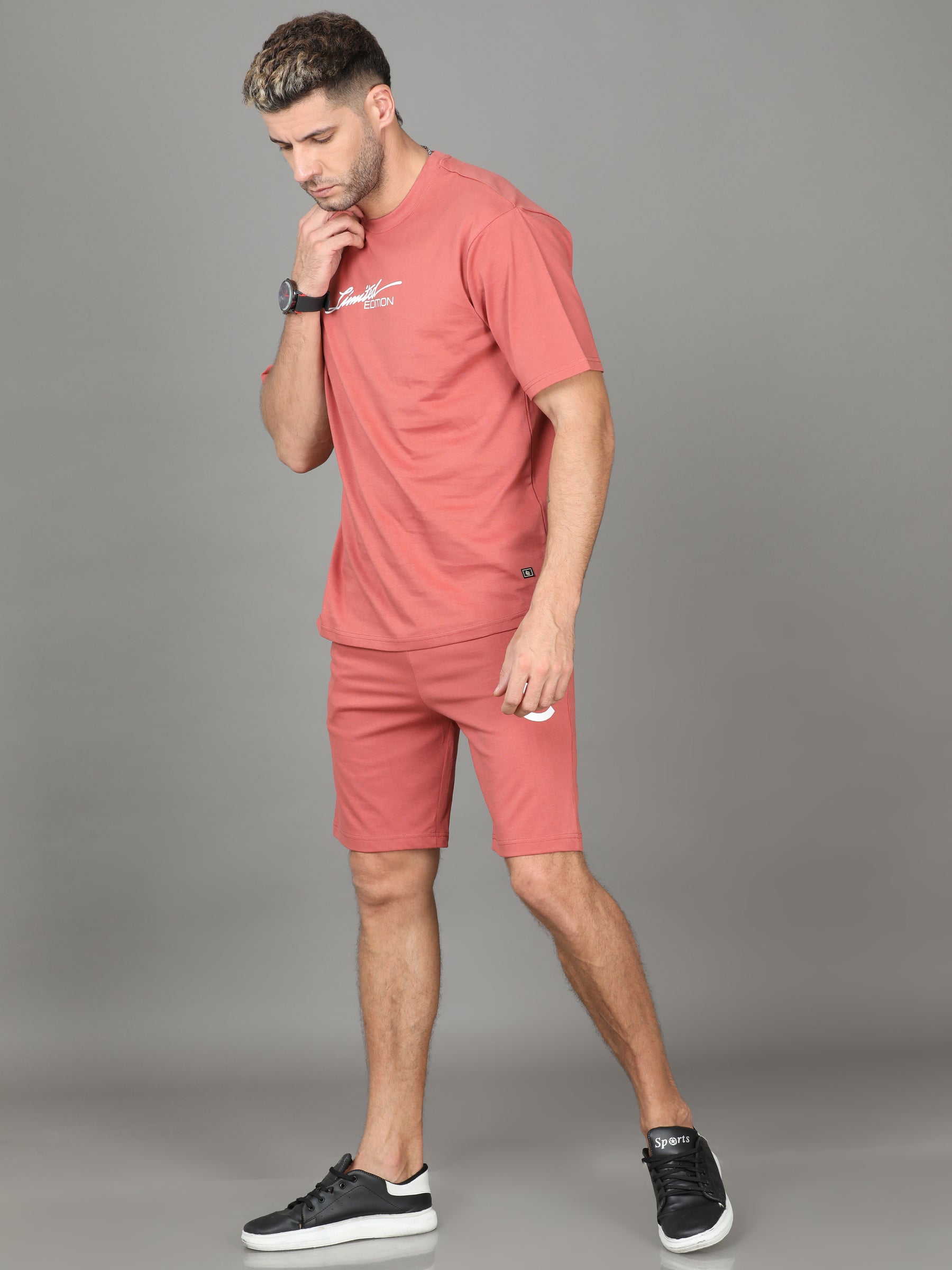 Limited Edition Scarlet Maroon Oversize Co-ords Oversize Co-ords Bushirt