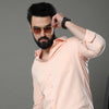 Buff Orange Solid Shirt Solid Shirt Bushirt