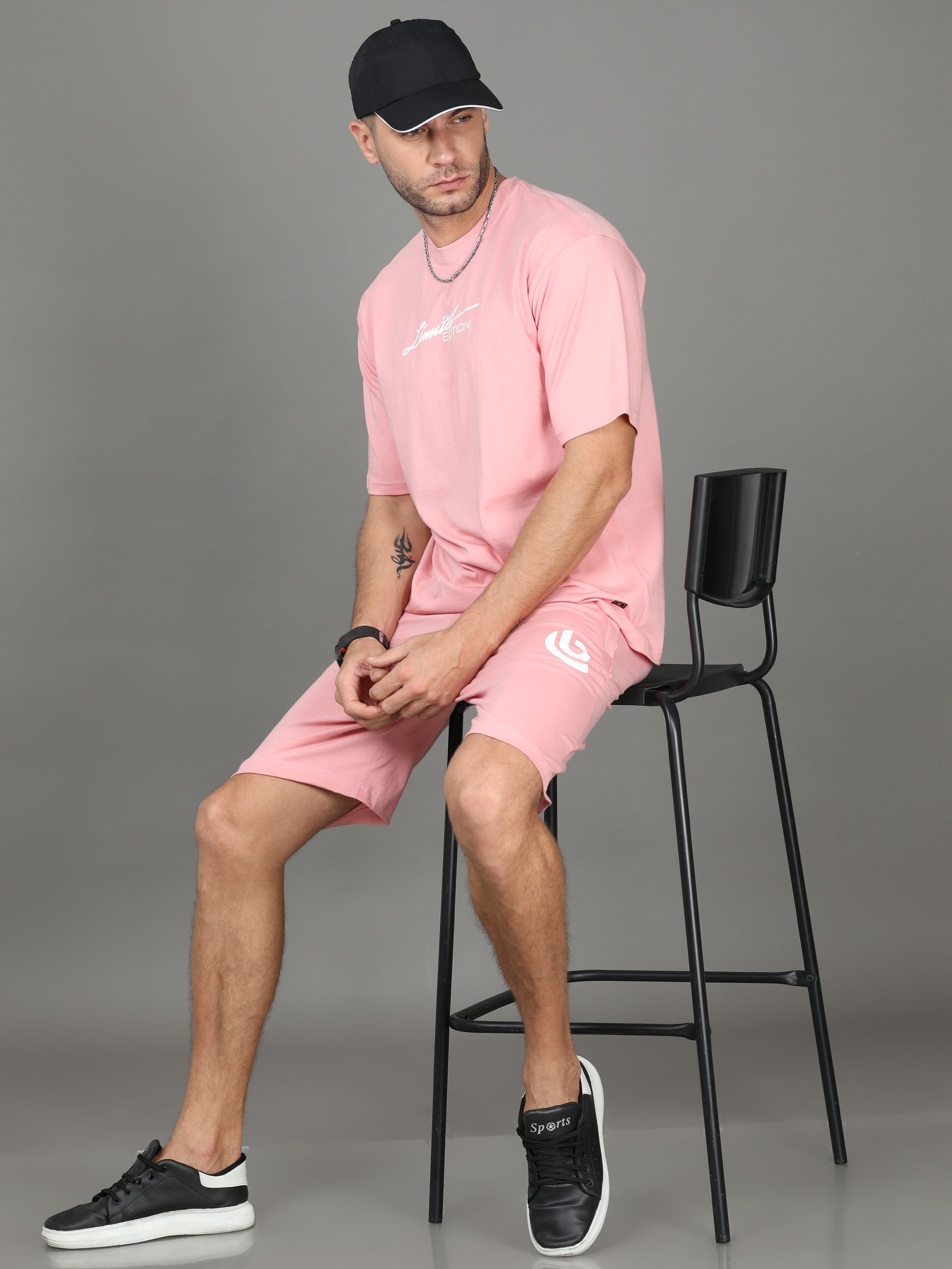 Limited Edition Pastel Pink Oversize Co-ords Oversize Co-ords Bushirt
