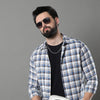 Imperial Blue Checks Shirt Checks Shirt Bushirt