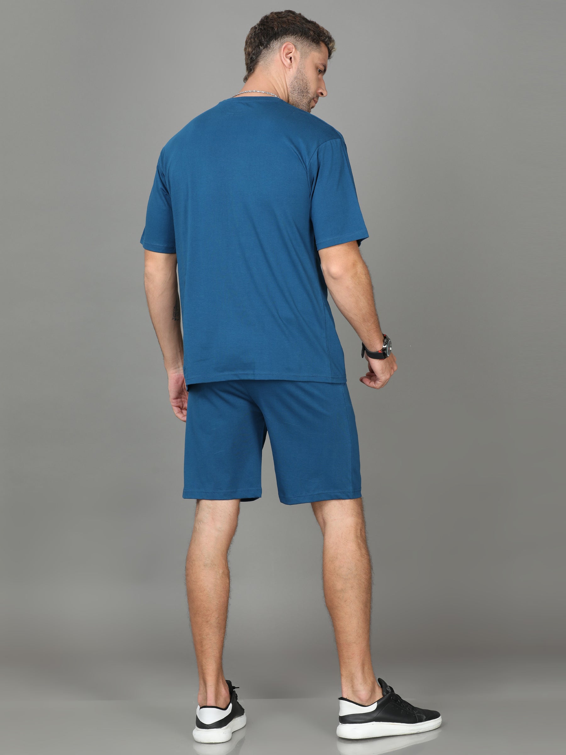 Limited Edition Marlin Blue oversize Co-ords Oversize Co-ords Bushirt