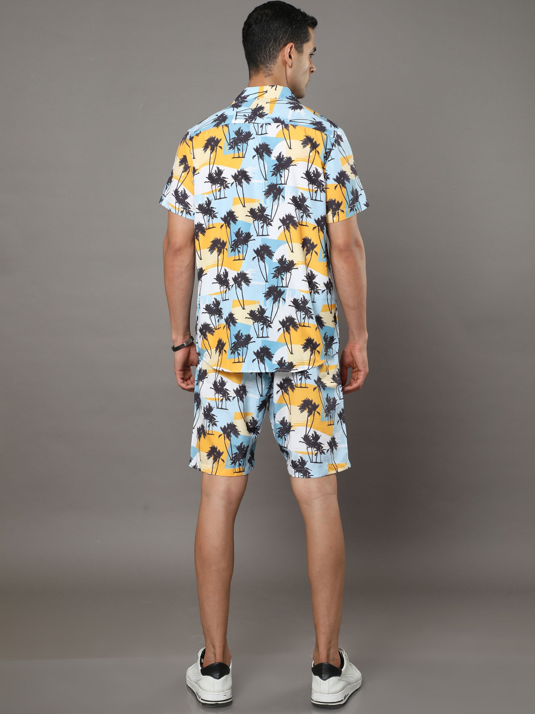 Beach White Night Suits Co-Ords Bushirt