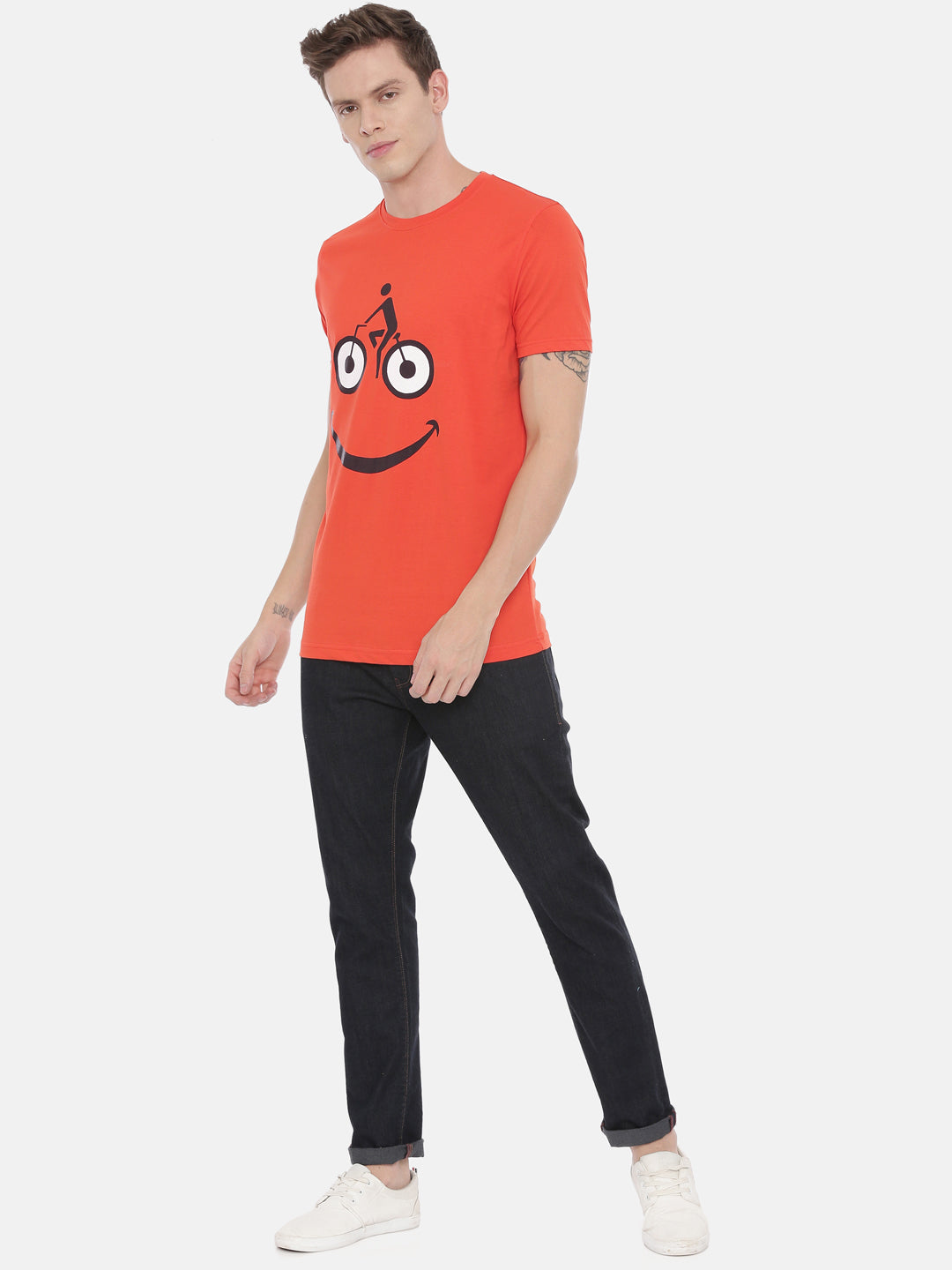 Happy Cycling T-Shirt Graphic T-Shirts Bushirt