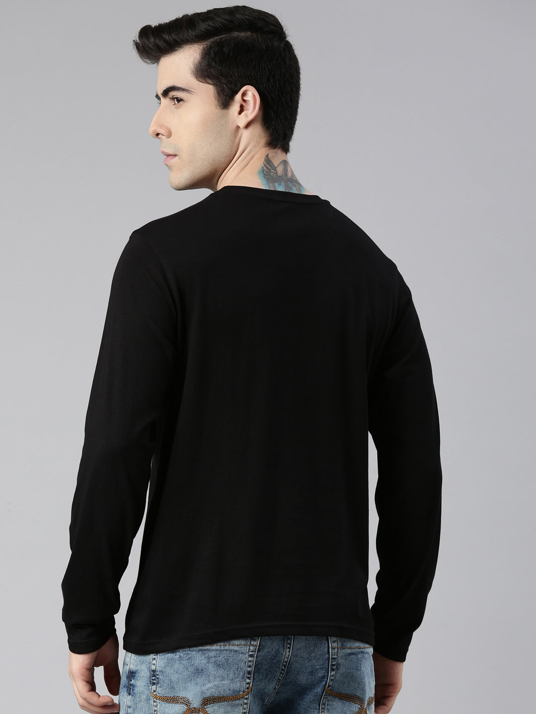 Naughty 69 Black Full Sleeves T-Shirt Full Sleeves Bushirt