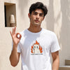 Everything is Fine White Classic Fit T-Shirt Graphic T-Shirts Bushirt