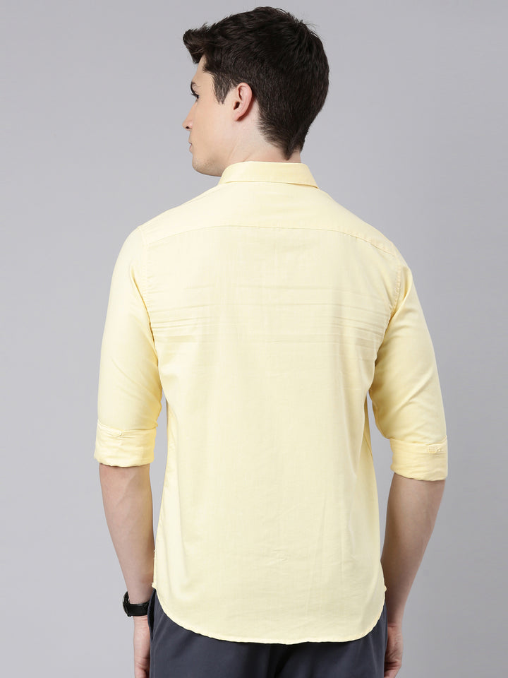 Minion Yellow Button Down Solid Shirt Solid Shirt Bushirt   