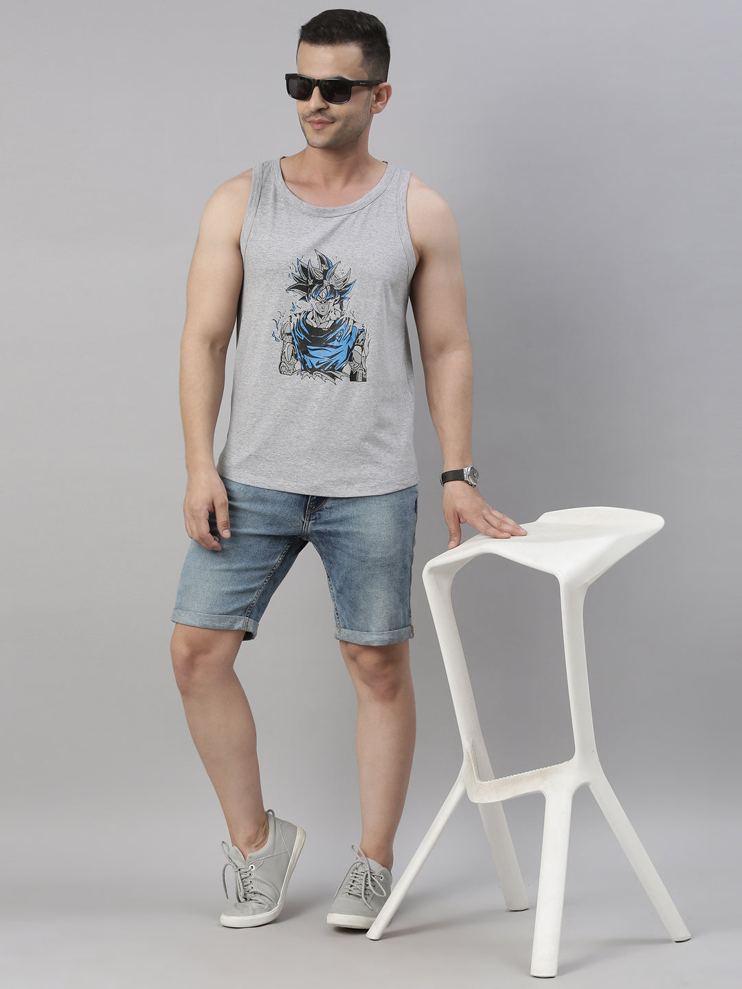 Goku Ultra Instinct - Dragon Ball Z Anime Vest Vest Bushirt