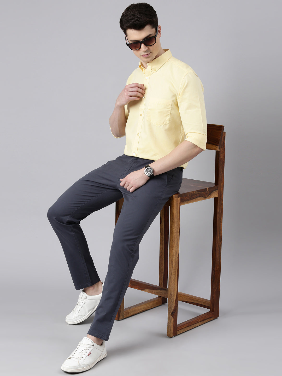 Minion Yellow Button Down Solid Shirt Solid Shirt Bushirt
