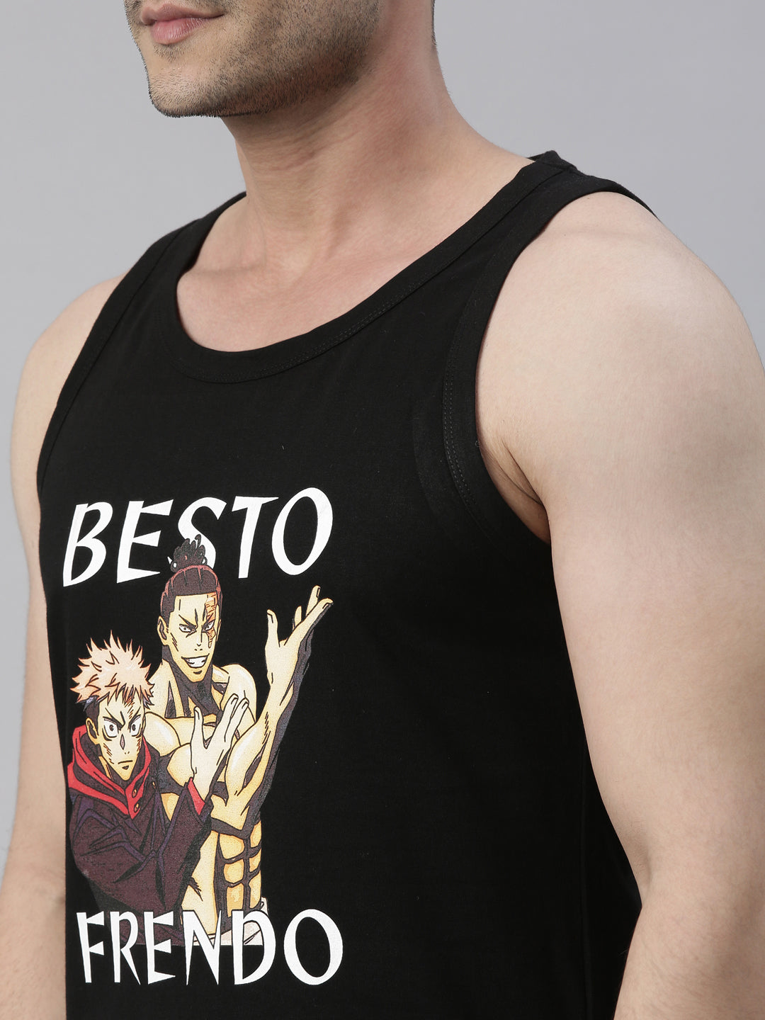 Besto Frendo - Jujutsu Kaisen Anime Vest Vest Bushirt