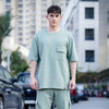 Spanish Green Oversize Co-Ords Oversize Co-ords Bushirt