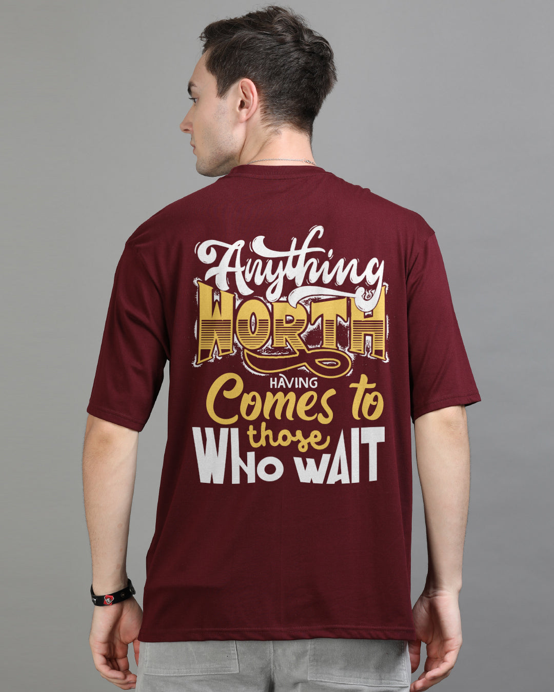 Anything Worth Having Comes Oversize T-Shirt Oversize T-Shirt Bushirt