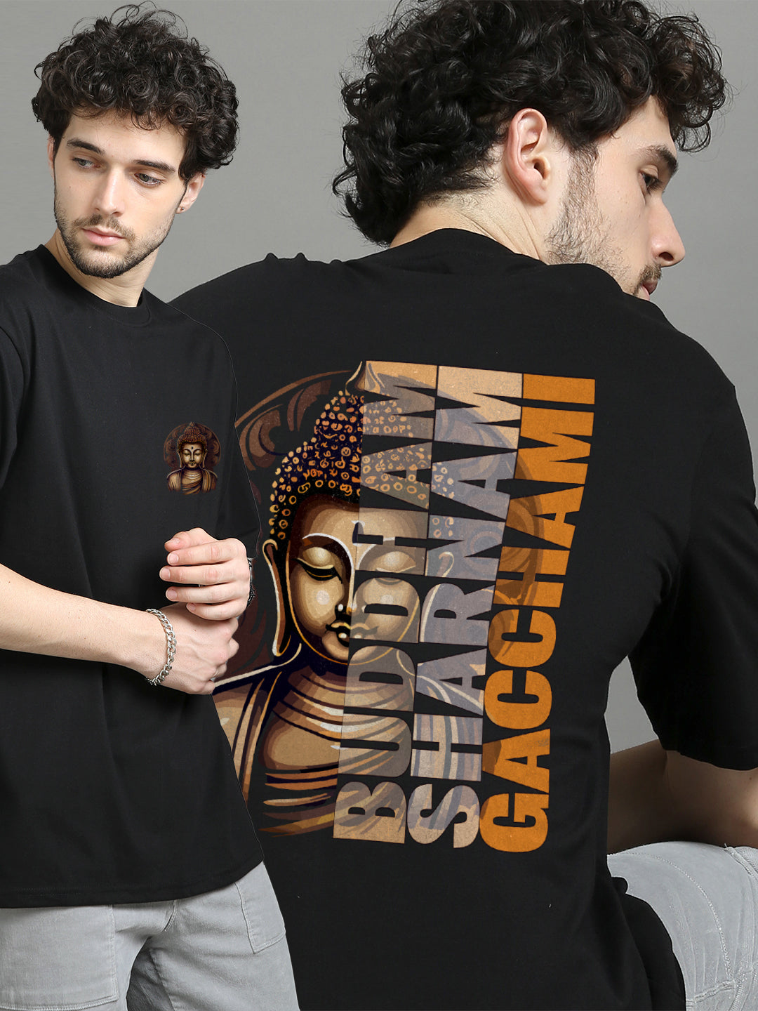 Buddham Sharanam Oversize T-Shirt Oversize T-Shirt Bushirt