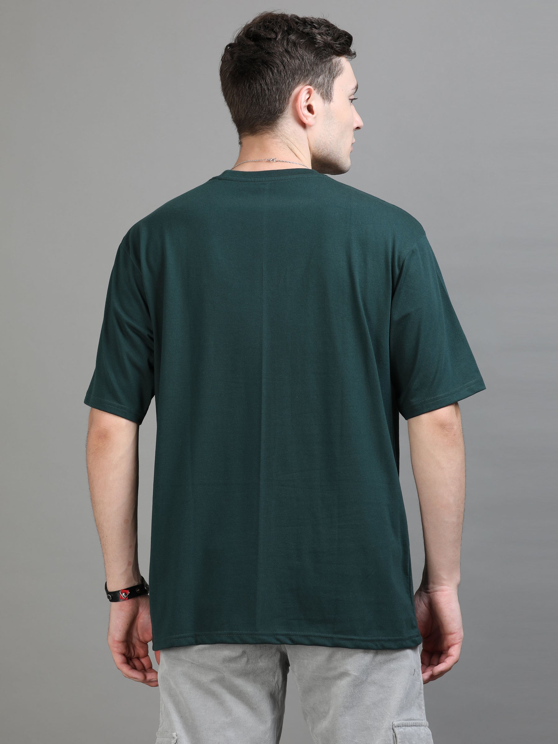 Bottle Green Oversize T-Shirt Oversize T-Shirt Bushirt
