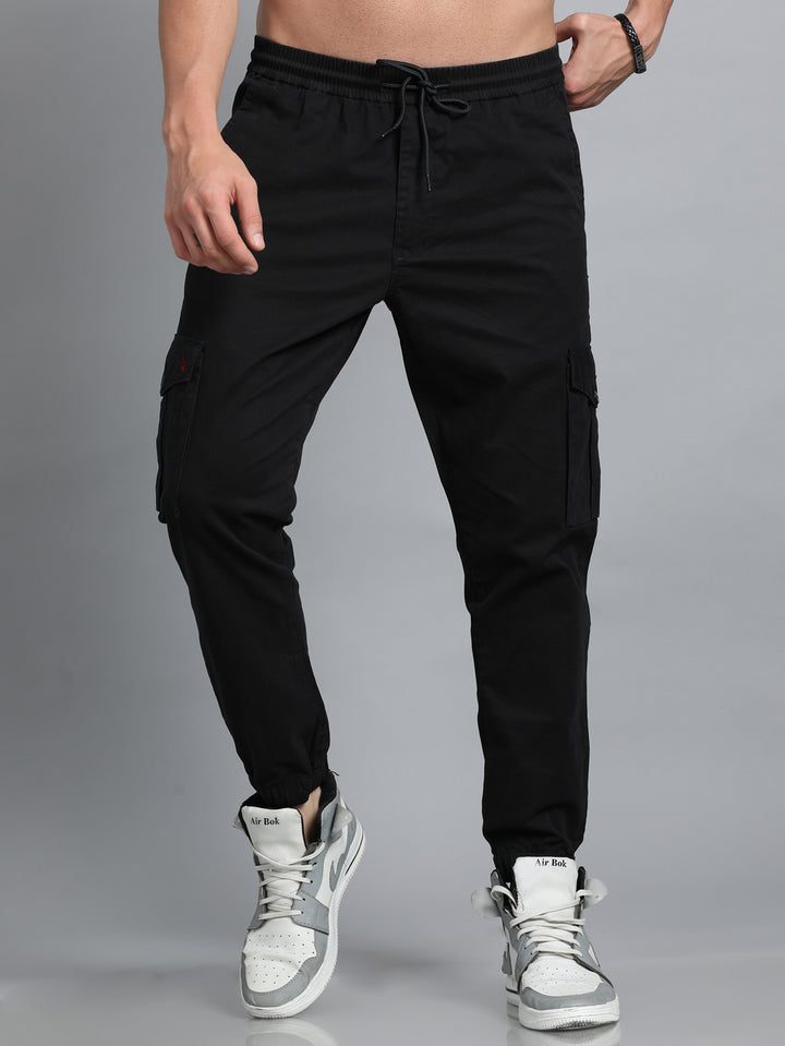Black Cargo Pant Chinos Bushirt