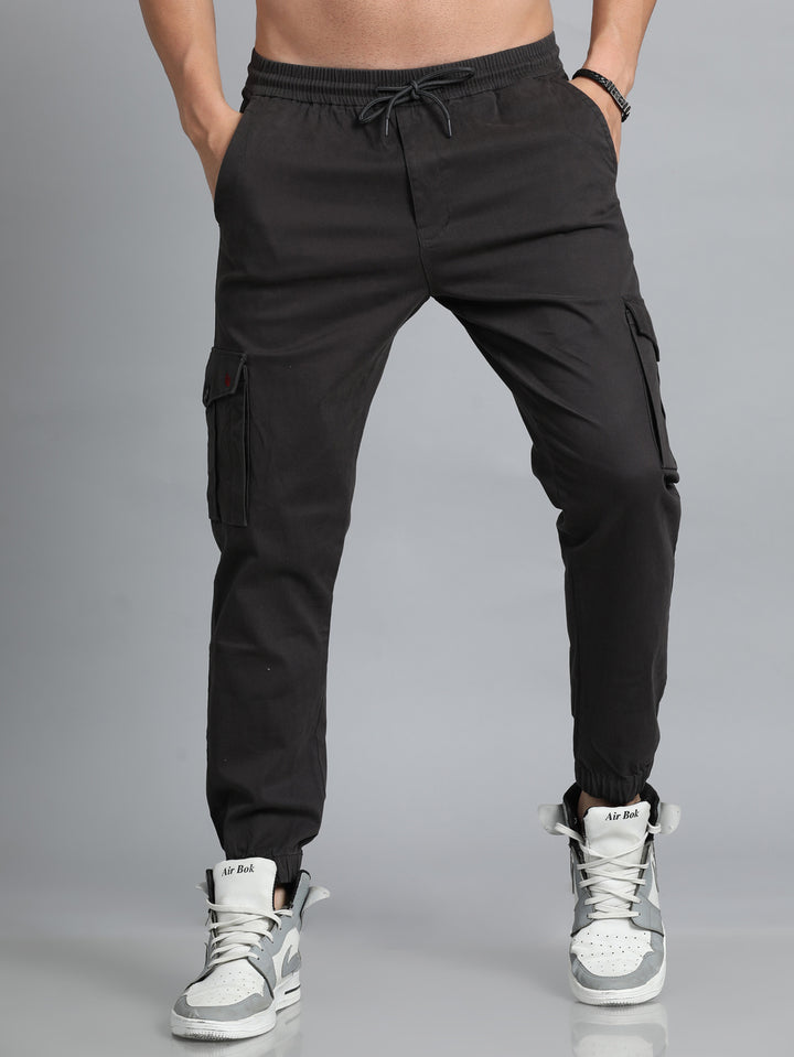 Charcoal Grey Cargo Pant Chinos Bushirt