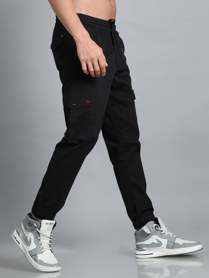 Black Cargo Pant Chinos Bushirt