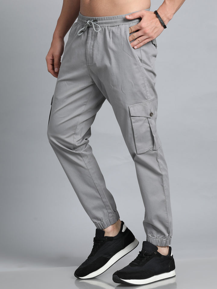 Stone Grey Cargo Pant Chinos Bushirt